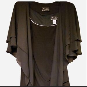 Alex Evenings Black Dress